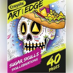 Crayola Art with Edge with Sugar Skulls Coloring Book